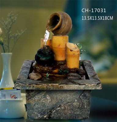 Cina Air Terjun Air Mancur Bambu Indoor pemasok