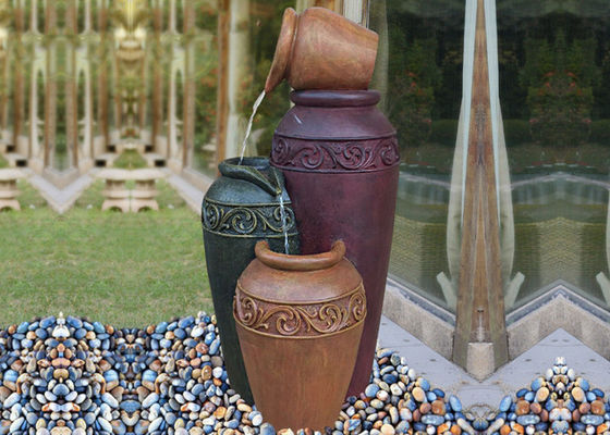 Cina 36 Inch Pot Pedesaan Air Mancur Air Mancur Luar pemasok
