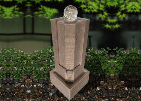Cina Glass Ball Sandstone Air Mancur &amp; Air Terjun Luar Ruangan pemasok