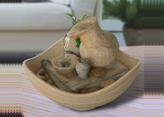 Cina Air Terjun Air Mancur Polyresin Indoor 6 Inch pemasok