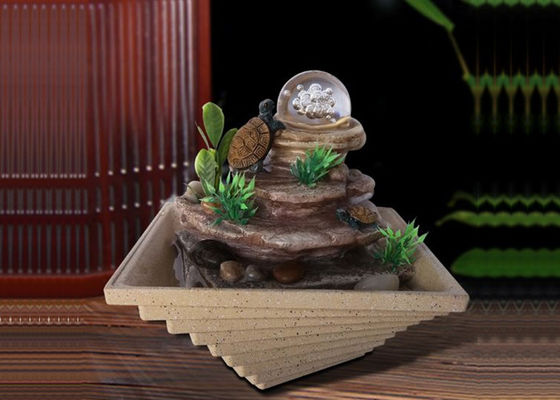 Cina Tortoise Glass Ball Dekorasi Air Dalam Ruangan pemasok
