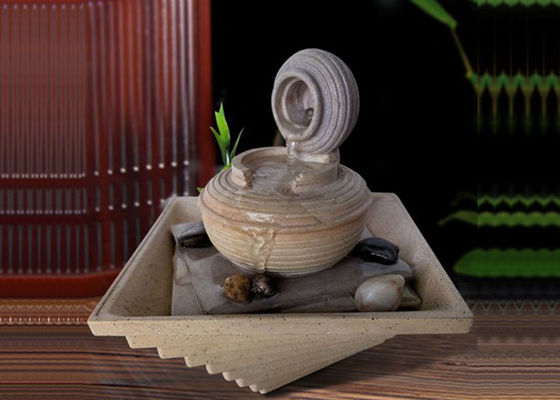 Cina Dekorasi Meja Dekorasi Air Terjun Polyresin Tradisional Dalam Ruangan pemasok