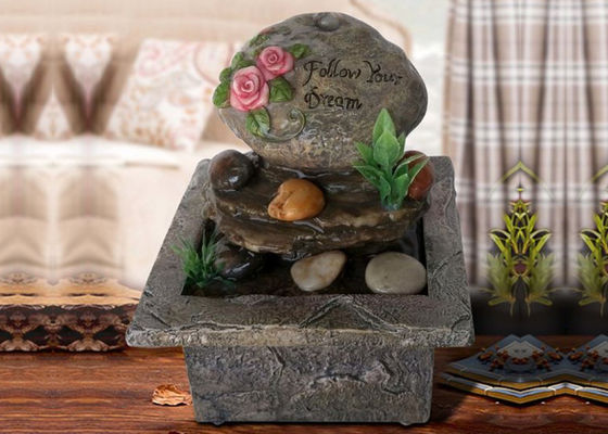 Cina 6 Inch Kecil Rockery Bunga Indoor Fountains Outdoor pemasok