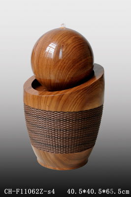 Air Mancur Air Ball Rotan Efek Kayu pemasok