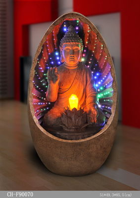 Air Mancur Buddha LED Optik Berwarna-warni pemasok