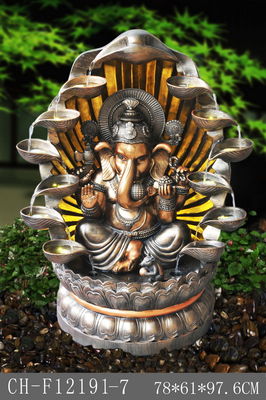 Dekorasi Interior Rumah Air Mancur Buddha pemasok