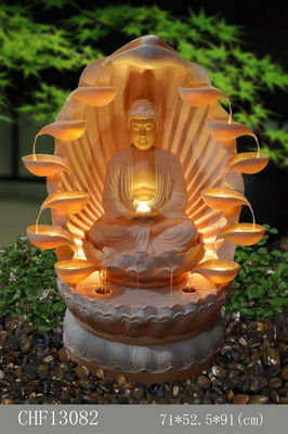 Multiful Cups Cabinet TV Buddha Water Feature Outdoor pemasok