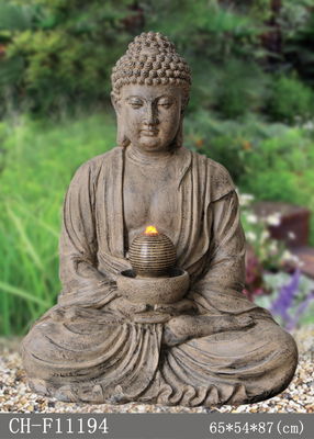 Air Mancur Buddha Meditierende 34 Inch pemasok