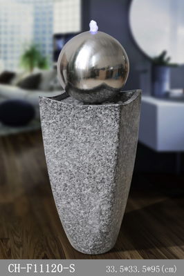 Fitur Modern Waterscape Stainless Steel Bola Air pemasok