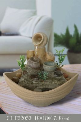 Piala Bambu Air Mancur Dan Air Terjun Dalam Ruangan pemasok