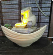 Air Terjun Air Mancur Polyresin Indoor 6 Inch pemasok