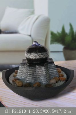 Dekorasi Indoor Air Mancur Bercahaya 7 Inch pemasok