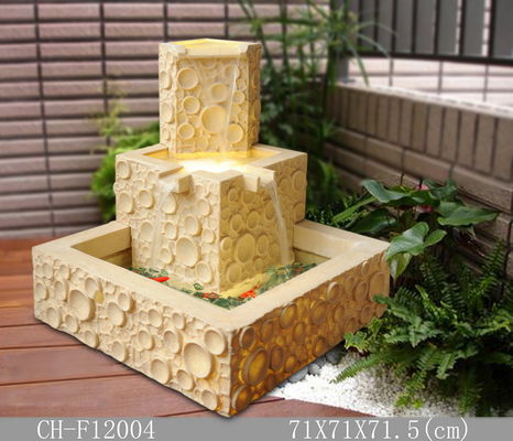Polygon Fish Tank Sandstone Brick Garden Fountain pemasok