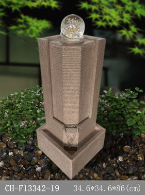 Glass Ball Sandstone Air Mancur &amp; Air Terjun Luar Ruangan pemasok