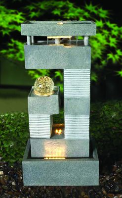 Air Terjun Batu Air Mancur Ornamen 32 Inch pemasok