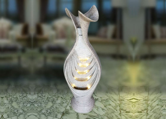 Pot Bunga Air Mancur Polyresin Halaman Belakang Air Mancur pemasok