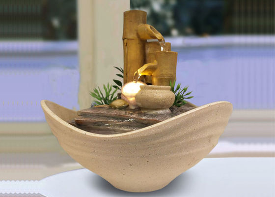 Air Terjun Air Mancur Bambu Indoor 7 Inch pemasok