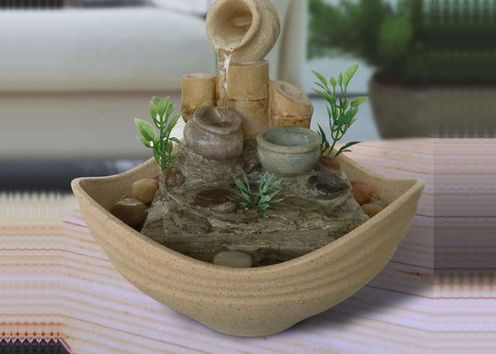 Piala Bambu Air Mancur Dan Air Terjun Dalam Ruangan pemasok