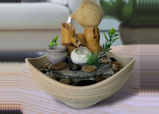18.4cm Dekorasi Rumah Kantor Air Terjun Air Mancur Dalam Ruangan pemasok