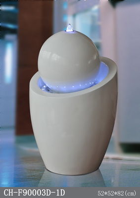80cm Elliptical Dengan Ball SAA Led Light Water Fountain pemasok