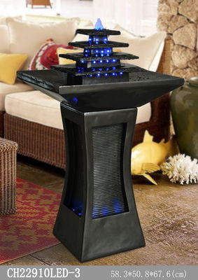 Fiberglass Indoor H91cm Led Light Water Fountain pemasok