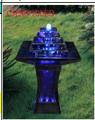 Fiberglass Indoor H91cm Led Light Water Fountain pemasok