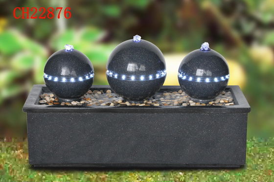Fitur Buatan Tangan H48CM Sandstone Sphere Water pemasok