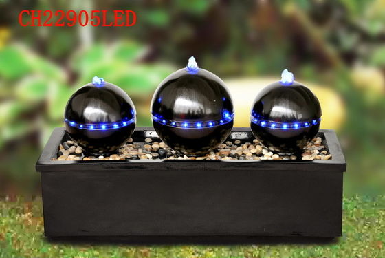 Fitur Buatan Tangan H48CM Sandstone Sphere Water pemasok