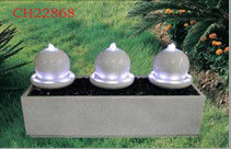 H48CM Marble Effect SAA Sandstone Ball Water Fitur pemasok