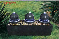 H48CM Marble Effect SAA Sandstone Ball Water Fitur pemasok